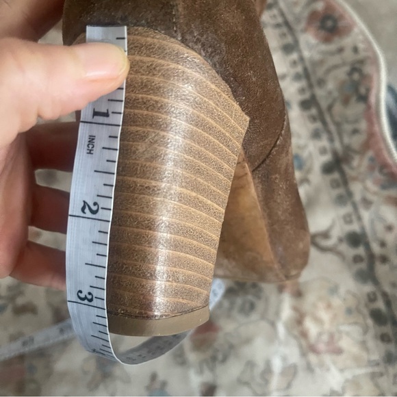 Manolo Blahnik Brown Suede Heeled Boots - Picture 9 of 12